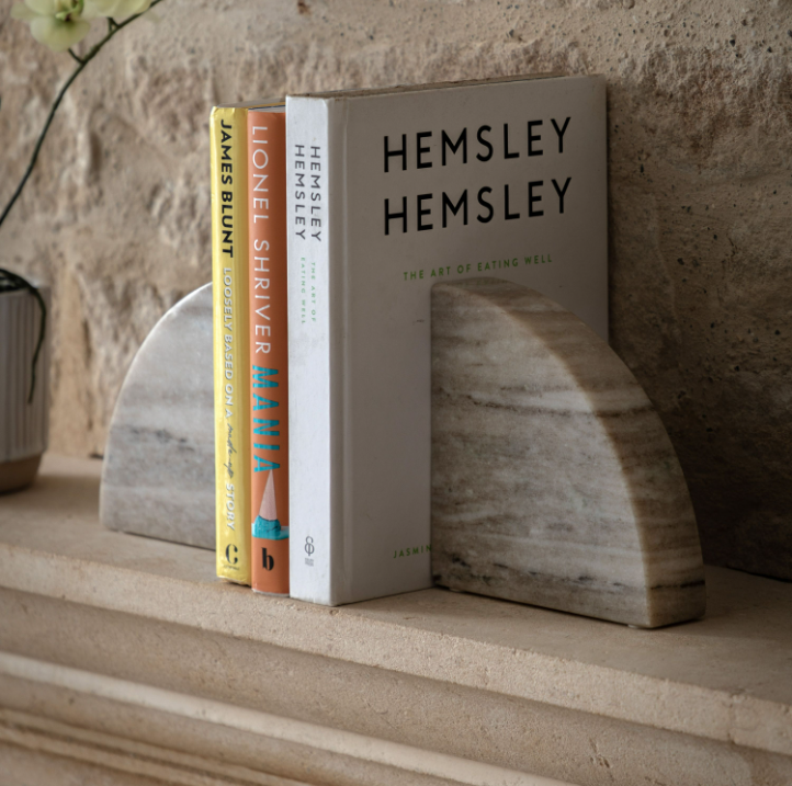 Tamera Marble Bookend Set of 2 – Sandstone