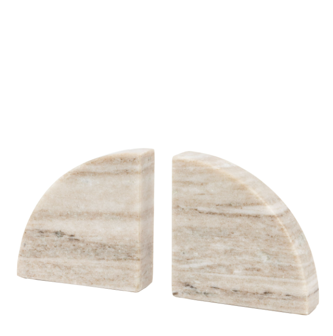 Tamera Marble Bookend Set of 2 – Sandstone