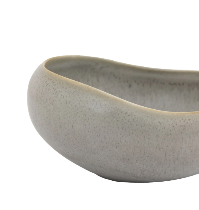 Pebble Glaze Bowl – Dove Grey (Pack of 4)