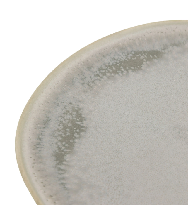 Pebble Glaze Side Plate – Dove Grey (Pack of 4)