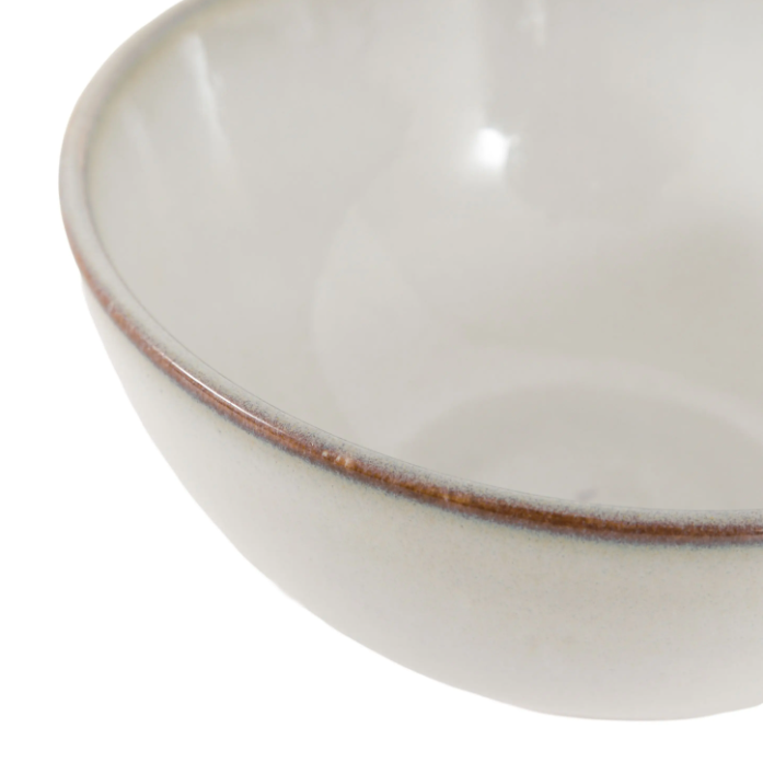 Reactive Glaze Bowl – Pale Grey (Pack of 4)