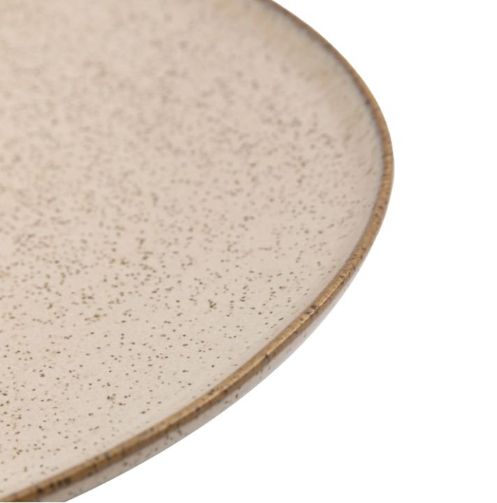 Speckle Glaze Dinner Plate – Oatmeal (Pack of 4)