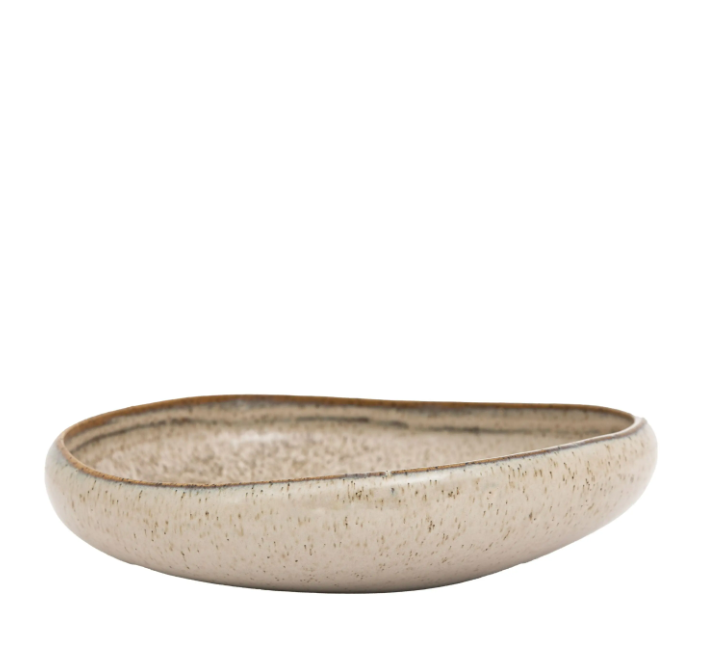 Speckle Glaze Pasta Bowl – Oatmeal (Pack of 4)