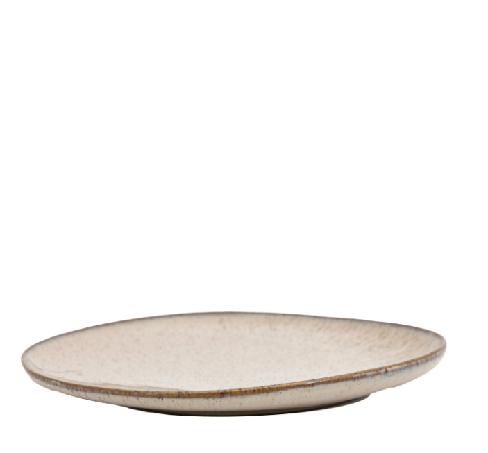 Speckle Glaze Side Plate – Oatmeal (Pack of 4)
