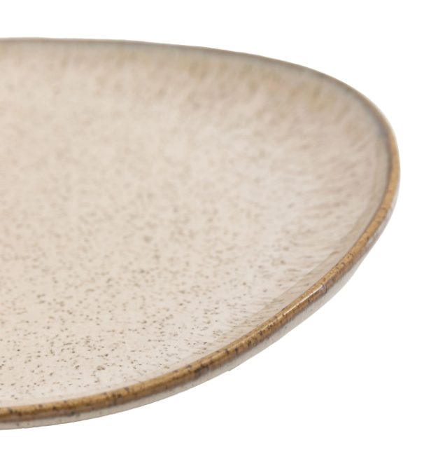 Speckle Glaze Side Plate – Oatmeal (Pack of 4)