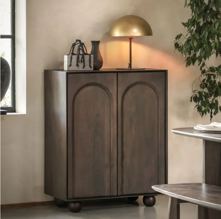 Arc 2 Door Cupboard – Walnut Mango Wood