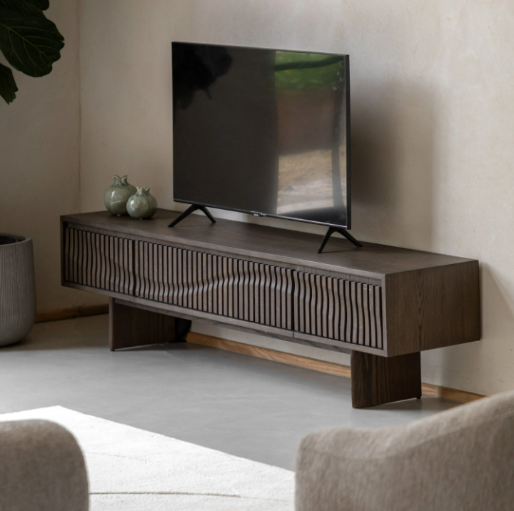 Onda Media Unit – Walnut Finish