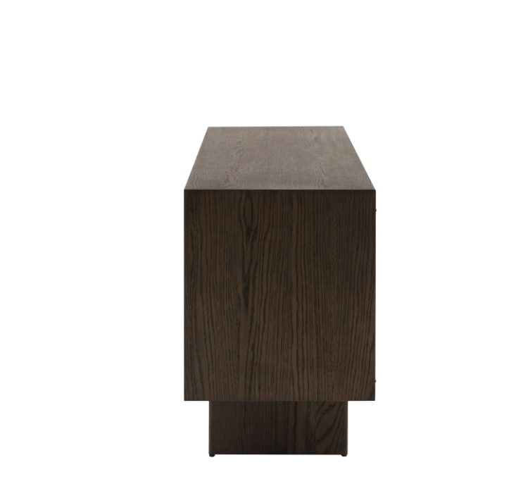 Onda 4 Door Sideboard – Italian Inspired Walnut Finish