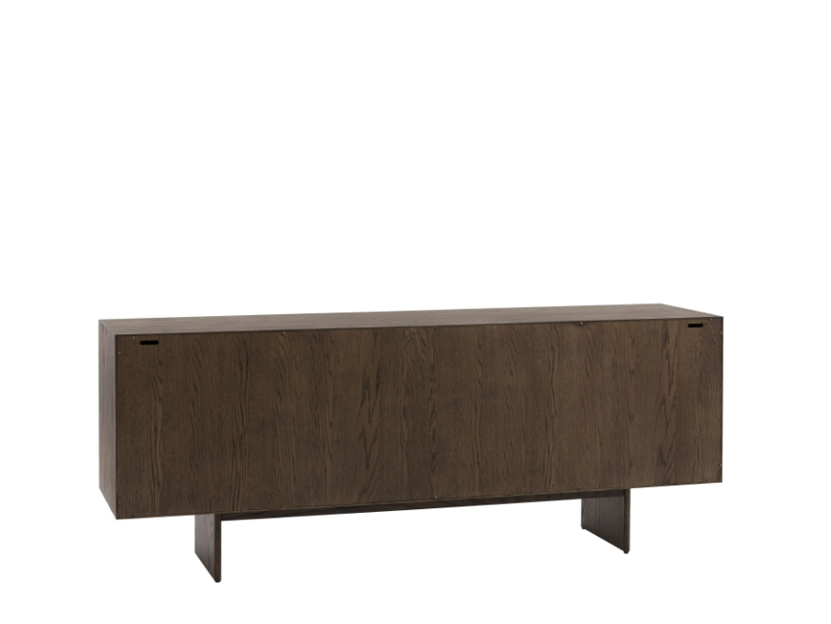 Onda 4 Door Sideboard – Italian Inspired Walnut Finish