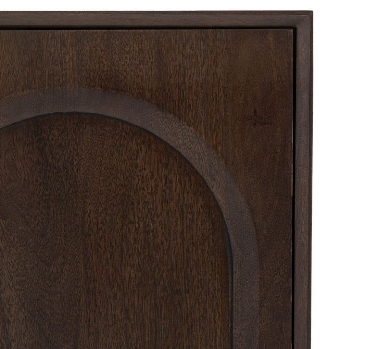 Arc Sideboard – Retro-Inspired Mango Wood Design