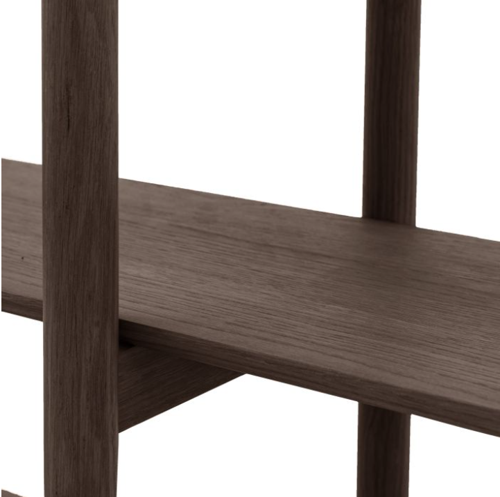 Hatfield Wide Open Display – Smoked Oak Finish