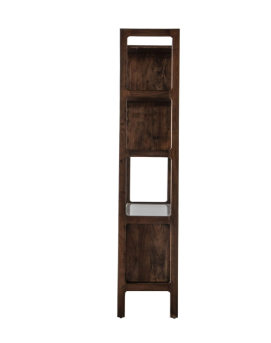 Barcelona Luxury Display Unit – Dark Wood & Marble Cabinet