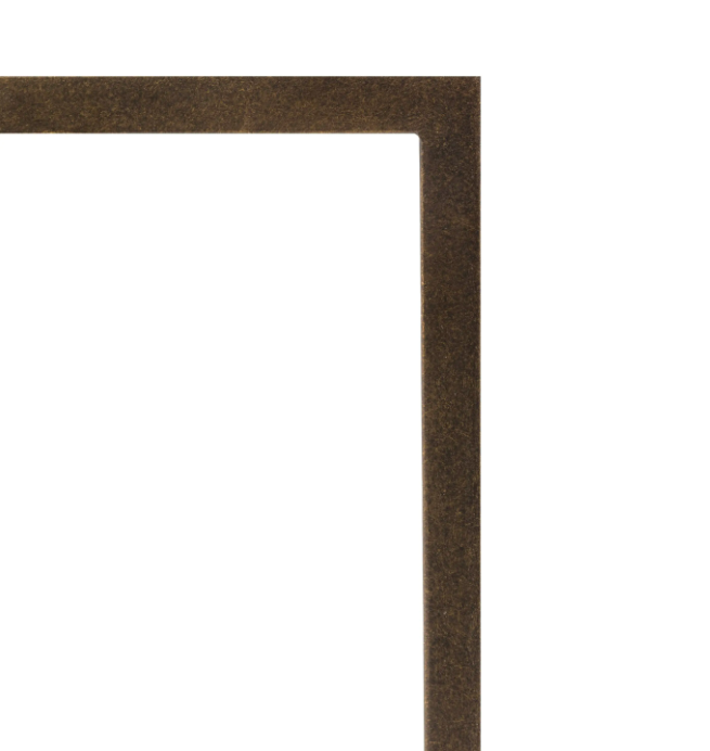 Avento Luxury Console Table – Bronze Metal & Glass