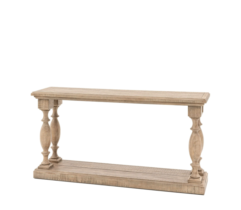 Vancouver Console Table – Natural Pine Rustic Luxury Design