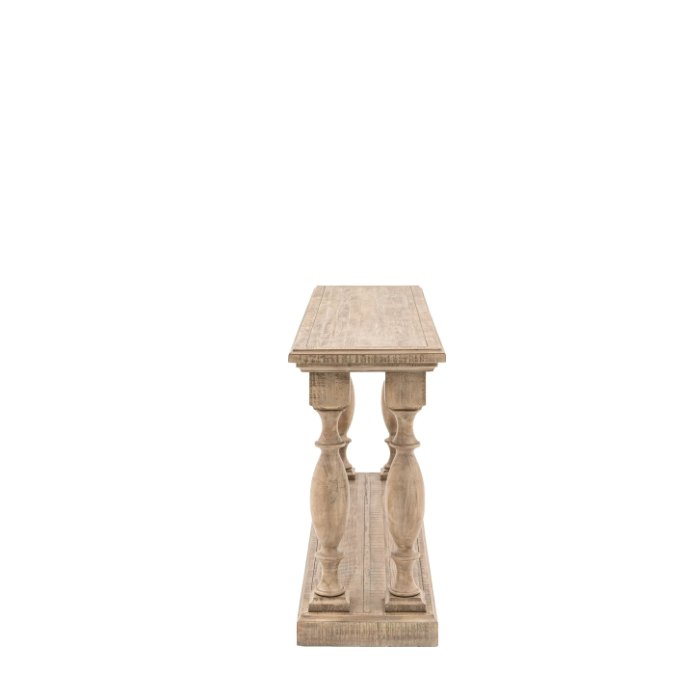 Vancouver Console Table – Natural Pine Rustic Luxury Design