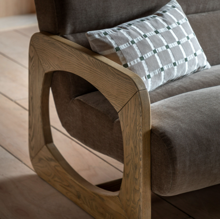 Marco Footstool – Verona Sepia