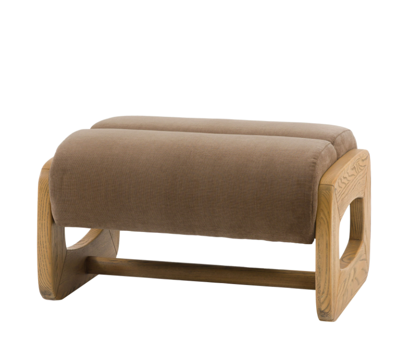 Marco Footstool – Verona Sepia