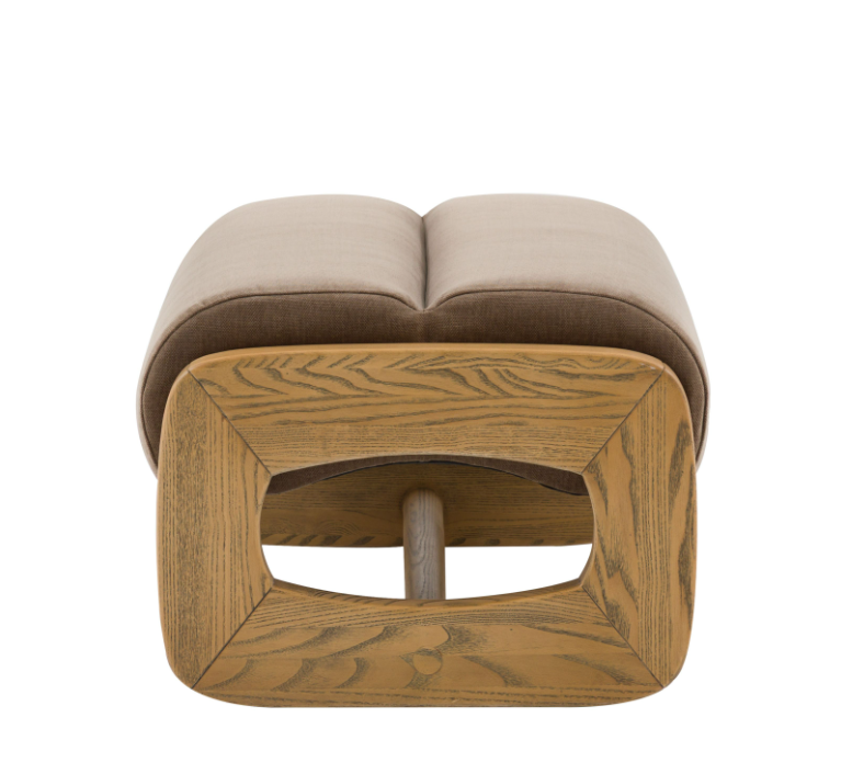 Marco Footstool – Verona Sepia