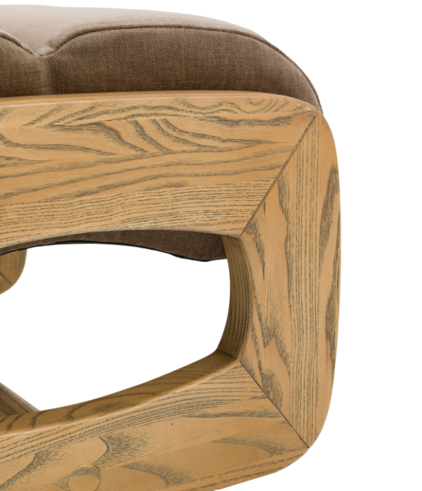 Marco Footstool – Verona Sepia