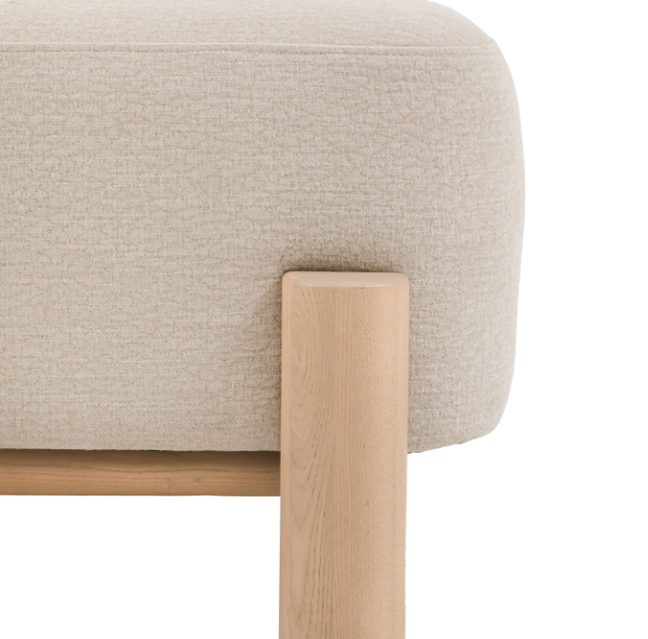 Husby Footstool – Willow Dusty