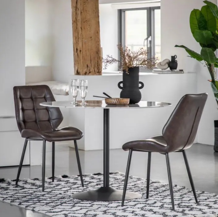 Fielding Dining Table White Effect