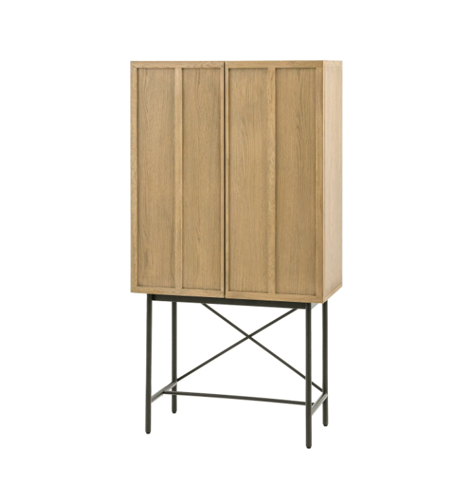 Panelled 2 Door Cocktail Cabinet