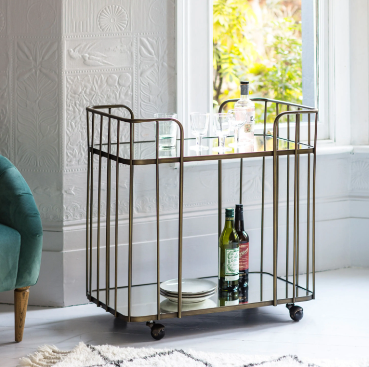 Verna Drinks Trolley Bronze
