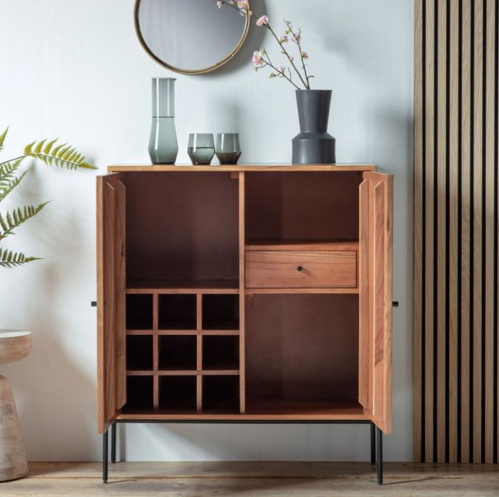 Oklahoma 2 Door Drinks Cabinet