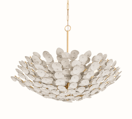 Aimi 12 Light Chandelier – Vintage Gold Leaf