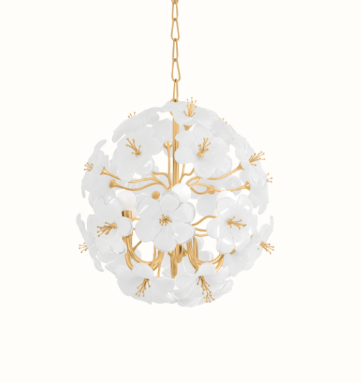 Hygea Chandelier – Gold Leaf (Small)
