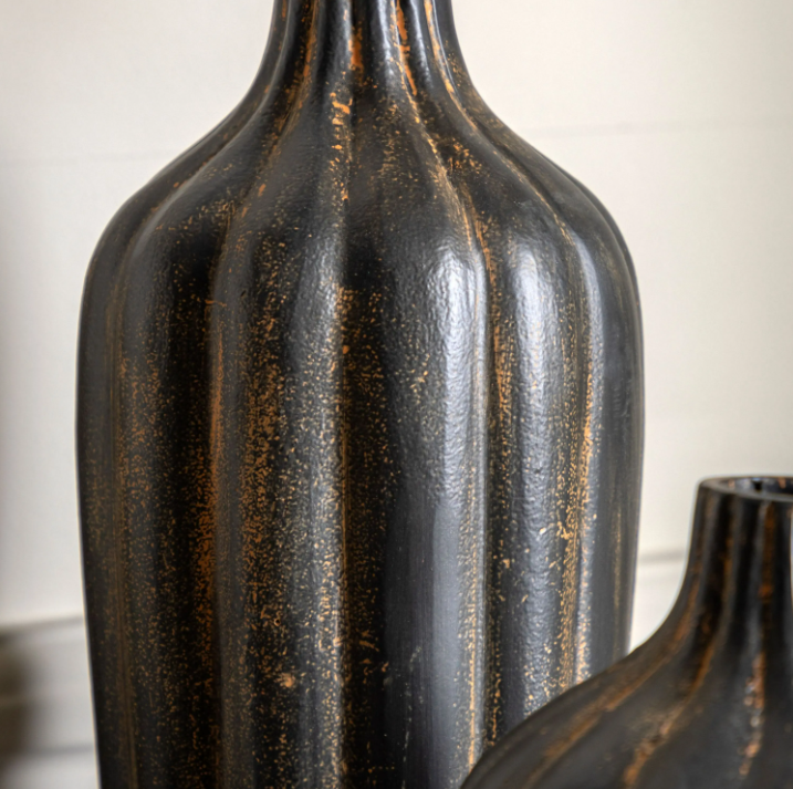 Alda Vase Black Set of 2