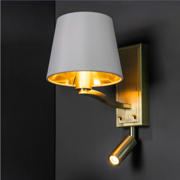 Harvey Wall Light – Brushed Gold (Large)