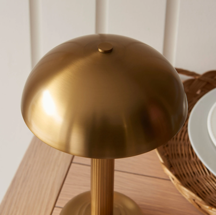 Bridport Rechargeable Table Lamp – Warm Brass