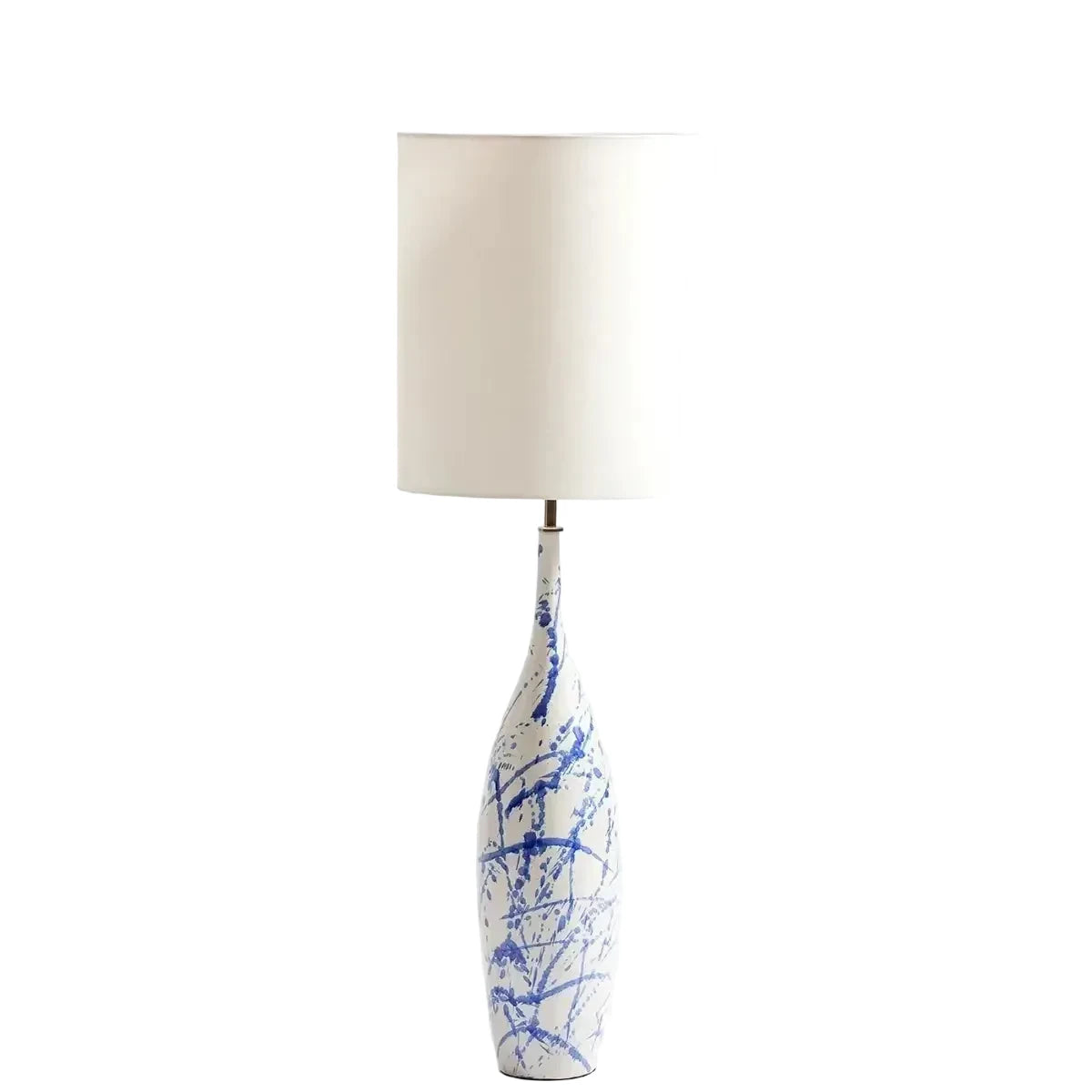 Splash Ceramic Lamp Blue