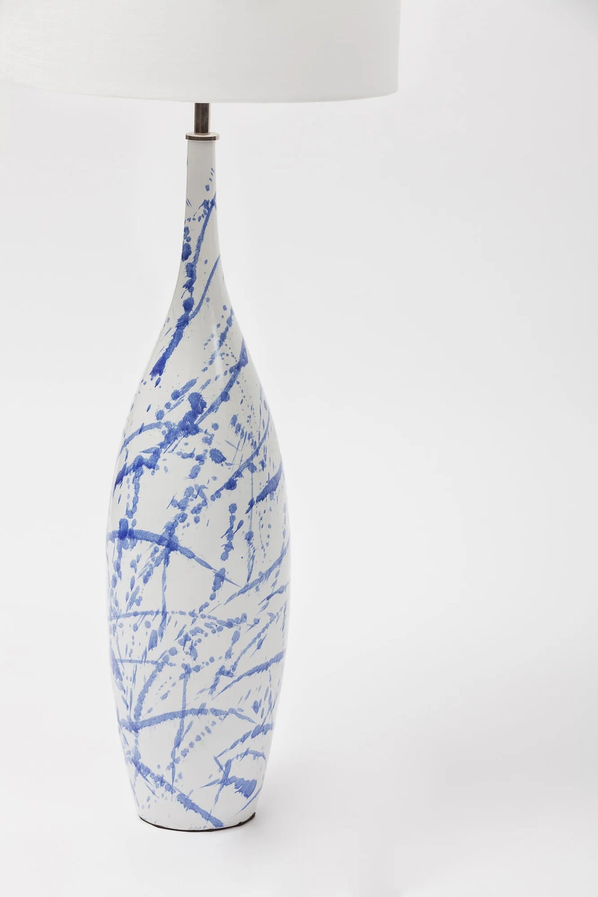 Splash Ceramic Lamp Blue