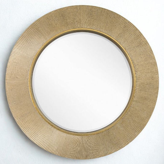 Jade Gold Finish Wall Mirror